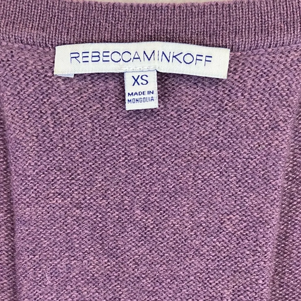 Rebecca Minkoff V-Neck Cashmere Sweater - Picture 2 of 4